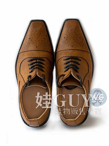 BJD Shoes Square Toe Leather Shoes for 70cm/75cm Size Ball-jointed Doll
