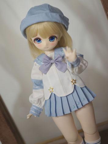 BJD Clothes Blue/Pink Girl ...