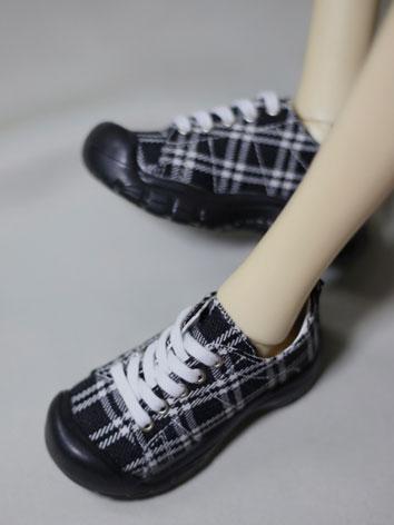 BJD Shoes Plaid Shoes 012 f...