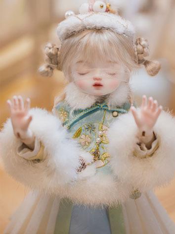BJD Clothes White Square Cake Outfit (Shoes Included) 26GC-0017 for YOSD Size Ball-jointed Doll