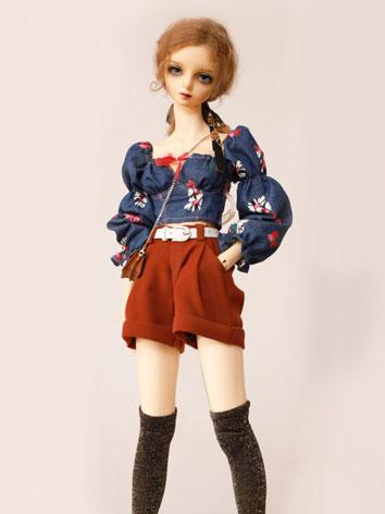 BJD Clothes Dark Blue Top +...