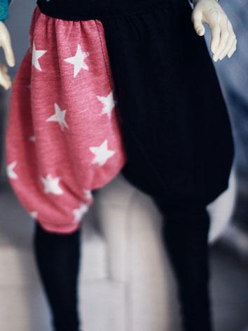 BJD Clothes Star Pants for 70cm/SD13/SD17/MSD Ball-jointed Doll
