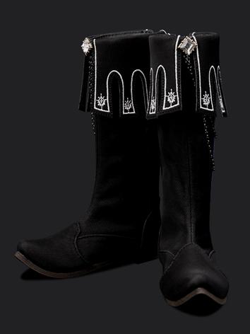 BJD Shoes Jacob Black Boots...