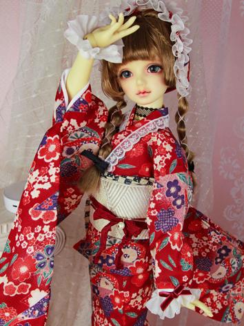BJD Clothes Girl Kimono Sui...