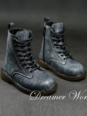 BJD Shoes Blue/Black Boots ...