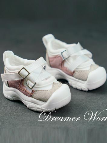 BJD Shoes Pink/Gray/Black C...