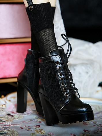 BJD Shoes Chunky High Heels...