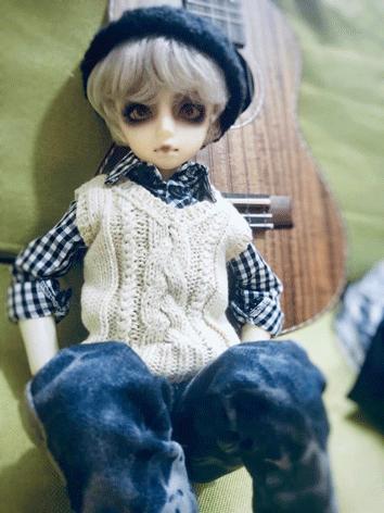 BJD Boy Clothes Beige/Gray ...