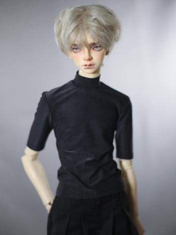 BJD Clothes White/Black Top...