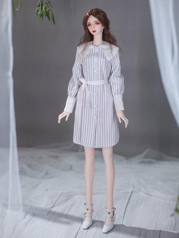 BJD Clothes Girl Grid Casua...