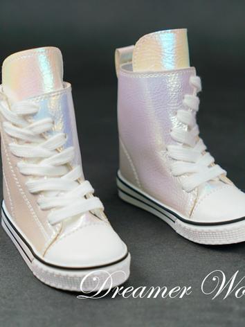 BJD Shoes White High Top Ca...