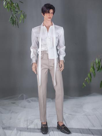 BJD Clothes White Casual Sh...