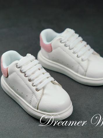 BJD Shoes White Casual Shoe...