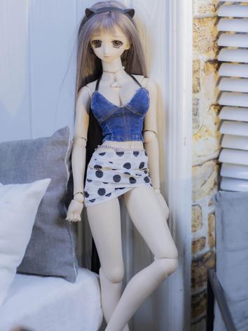 BJD Clothes Girl Vest and S...