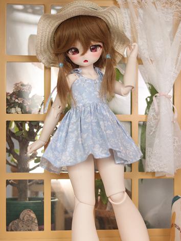 BJD Clothes Girl Blue Dress...