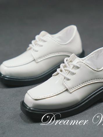 BJD Shoes Boy White/Brown/B...