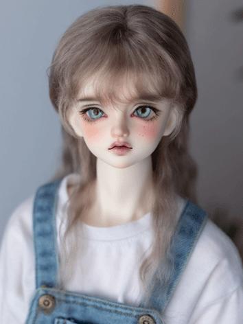 BJD Wig Long Wolf Tail Curl...