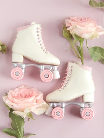 BJD Retro Ice Skates Girl/Boy Roller Skates for MSD Size Ball-jointed Doll