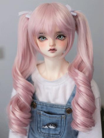 BJD Wig Double Ponytail Lon...