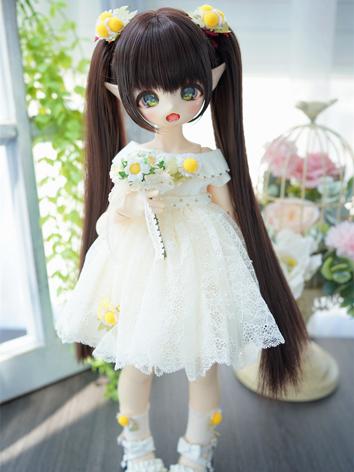 BJD Wig Tiger Mouth Clip Do...