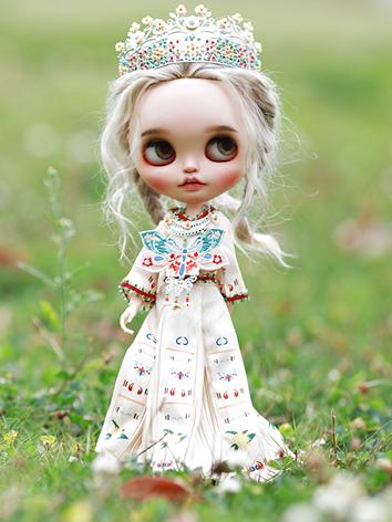 BJD Clothes Folk Custom Western Dress for OB27/Blythe/YOSD/MSD/SD16/SDGR Size Ball-jointed Doll