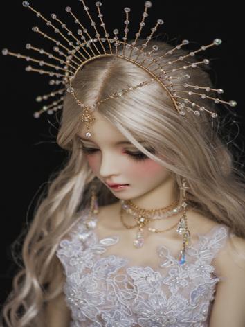 BJD Half Moon Pearl Necklac...