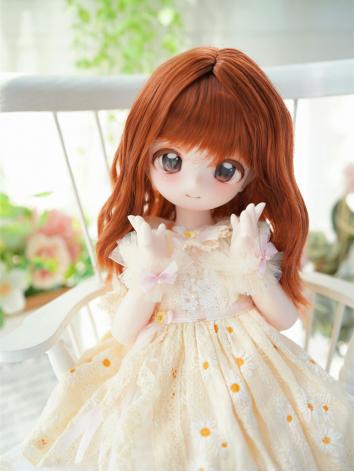 BJD Wig Milk Silk in Long C...