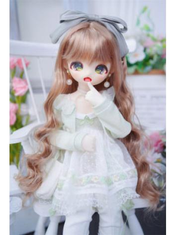 BJD Wig Milk Silk Small Wav...