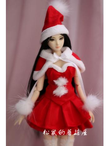 BJD Baby Dress Christmas Celebration for SD MSD YOSD Size Ball Jointed Doll