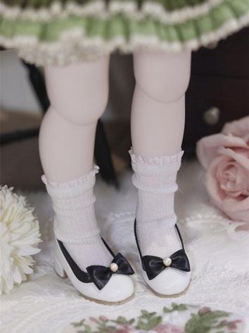 BJD Round Head Thick Heel B...