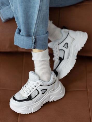 BJD Mesh Lines Love Dad Shoes for ID75cm/70cm/SD/MSD Size Ball Jointed Doll
