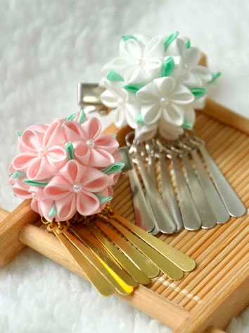  BJD Doll Headdress Kimono Accessories for SD Size Ball Jointed Doll