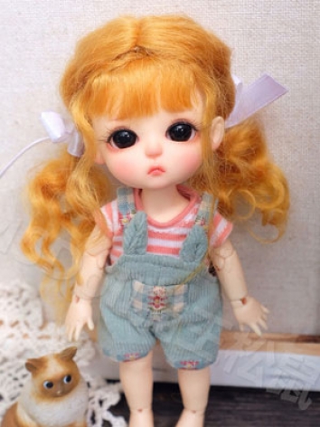 BJD Doll Wig for 1/8 Size Ball Jointed Doll