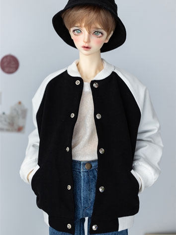 BJD Doll Clothes Baseball Jacket for SD/MSD/YOSD/Normal 70cm/ID75cm Size Ball Jointed Doll
