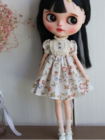 BJD Doll Clothes Floral Vin...