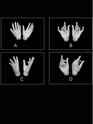 BJD 1/4 Boy's Hands for MSD...