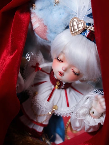 BJD Wig White Short Basic Hair for Theo for YOSD Size Ball-jointed Doll