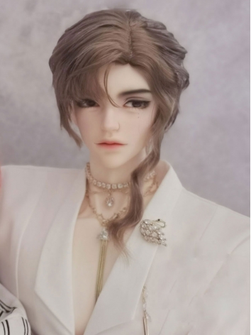 BJD Wig Boy Girl Soft Silk Hair for SD Size Ball-jointed Doll