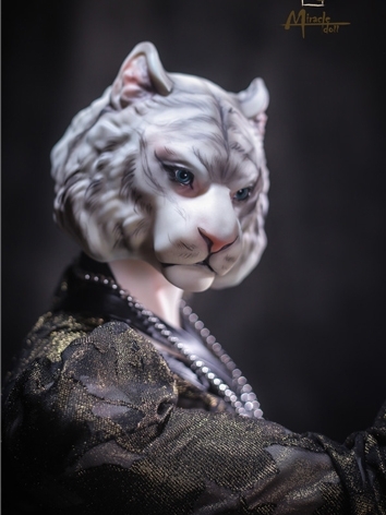 Time Limited BJD Tiger Beast Head Fit for 75cm Boy Ball-jointed Doll