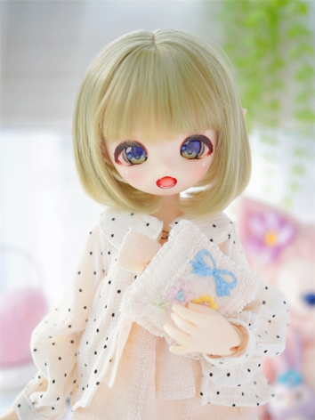 BJD Wig Bobo High Temperature Silk Hair for SD/MSD/YOSD/OB11/1/8/Blythe Size Ball Jointed Doll