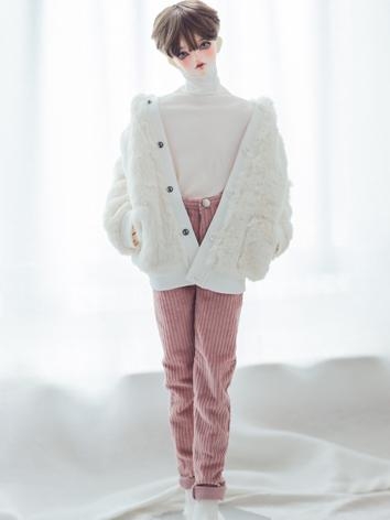 BJD Clothes Fur Coat Trouse...