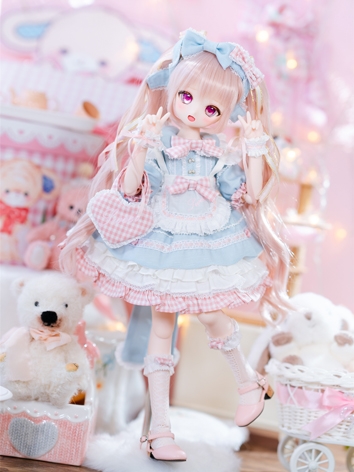 BJD Clothes Dress Outfit Suit for MSD MDD Size Ball-jointed Doll