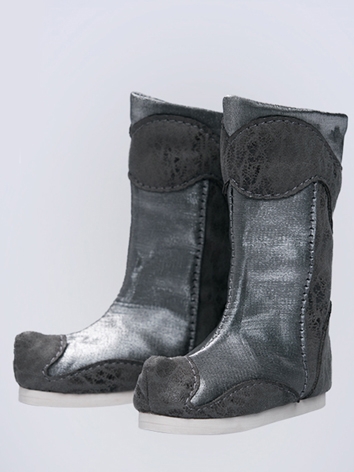 BJD Shoes Grey Boots Ying Zhou 70S-1037 for 70cm Size Ball-jointed Doll