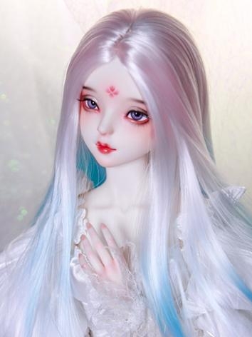 BJD Wig Soft Silk Long Colo...