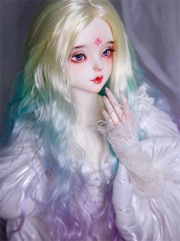 BJD Wig Soft Silk Long Colo...