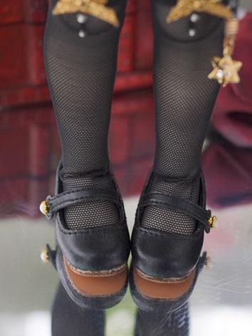 BJD Doll Square Toe Black S...