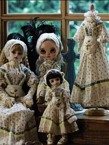 BJD Clothes Pastoral Style Dress for SDGR/SD16/MSD/Blythe/YOSD/OB27 Size Ball-jointed Doll
