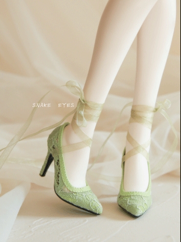 BJD Shoes Girl Lace High-he...