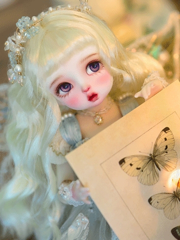 BJD Wig 1/6 Milk Golden Bar...