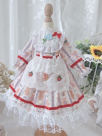 BJD Clothes Wesern Style Dress Set for SD/MSD/YOSD/BLYTHE Size Ball Jointed Doll